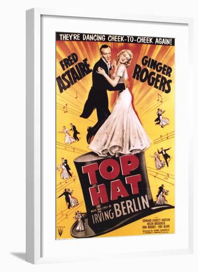 Top Hat, 1935-null-Framed Art Print