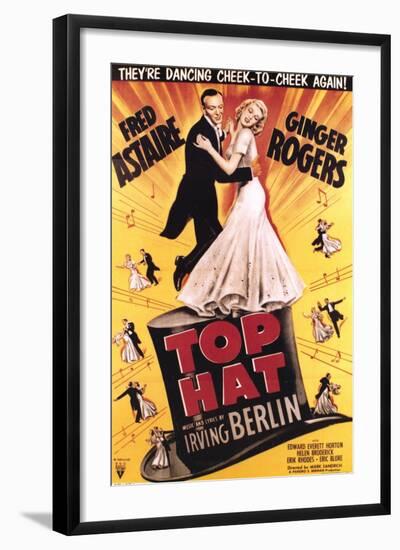 Top Hat, 1935-null-Framed Art Print