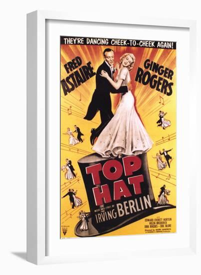 Top Hat, 1935-null-Framed Art Print