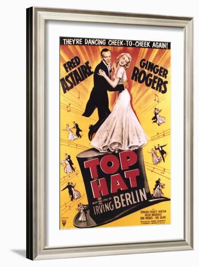 Top Hat, 1935-null-Framed Art Print