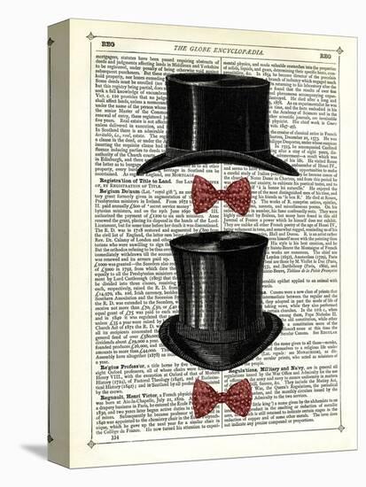 Top Hat & Bow Ties-Marion Mcconaghie-Stretched Canvas