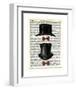 Top Hat & Bow Ties-Marion Mcconaghie-Framed Art Print