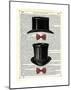Top Hat & Bow Ties-Marion Mcconaghie-Mounted Art Print