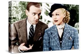 TOP HAT, from left: Fred Astaire, Ginger Rogers, 1935-null-Stretched Canvas