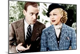TOP HAT, from left: Fred Astaire, Ginger Rogers, 1935-null-Mounted Photo