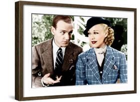TOP HAT, from left: Fred Astaire, Ginger Rogers, 1935-null-Framed Photo