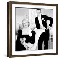 Top Hat, Ginger Rogers, Fred Astaire, 1935-null-Framed Premium Photographic Print