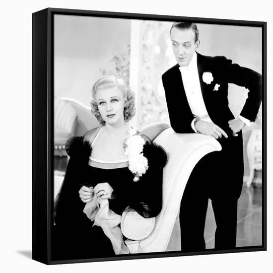 Top Hat, Ginger Rogers, Fred Astaire, 1935-null-Framed Stretched Canvas