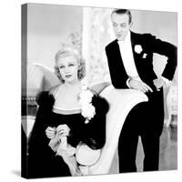 Top Hat, Ginger Rogers, Fred Astaire, 1935-null-Stretched Canvas