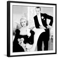 Top Hat, Ginger Rogers, Fred Astaire, 1935-null-Framed Premium Photographic Print