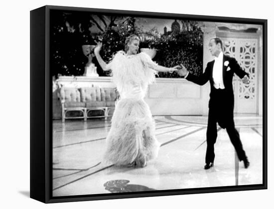 Top Hat, Ginger Rogers, Fred Astaire, 1935-null-Framed Stretched Canvas