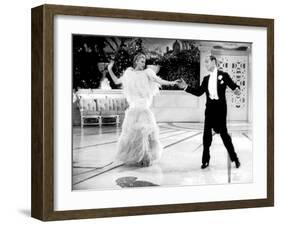 Top Hat, Ginger Rogers, Fred Astaire, 1935-null-Framed Premium Photographic Print