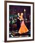 Top Hat, L-R: Fred Astaire, Ginger Rogers on Jumbo Lobbycard, 1935-null-Framed Art Print