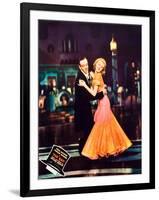 Top Hat, L-R: Fred Astaire, Ginger Rogers on Jumbo Lobbycard, 1935-null-Framed Art Print