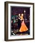 Top Hat, L-R: Fred Astaire, Ginger Rogers on Jumbo Lobbycard, 1935-null-Framed Art Print