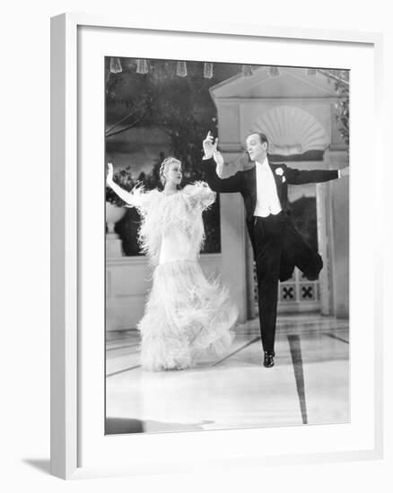 Top Hat, L-R: Ginger Rogers, Fred Astaire, 1935-null-Framed Photo