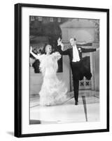 Top Hat, L-R: Ginger Rogers, Fred Astaire, 1935-null-Framed Photo