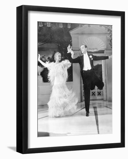Top Hat, L-R: Ginger Rogers, Fred Astaire, 1935-null-Framed Photo