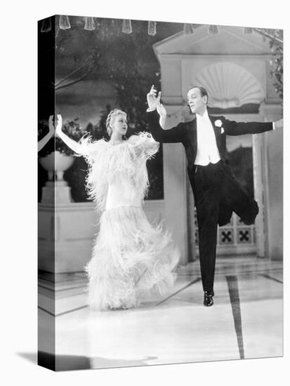 Top Hat, L-R: Ginger Rogers, Fred Astaire, 1935-null-Stretched Canvas