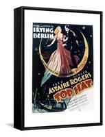 Top Hat - Movie Poster Reproduction-null-Framed Stretched Canvas