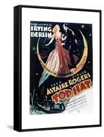 Top Hat - Movie Poster Reproduction-null-Framed Stretched Canvas