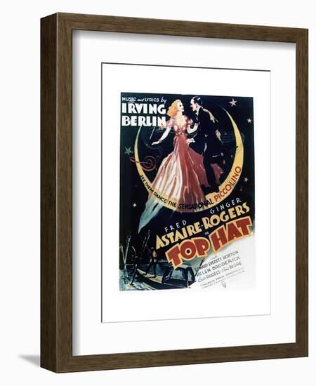 Top Hat - Movie Poster Reproduction-null-Framed Art Print