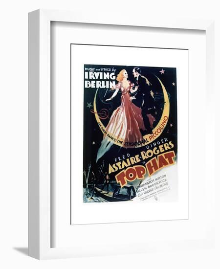 Top Hat - Movie Poster Reproduction-null-Framed Art Print