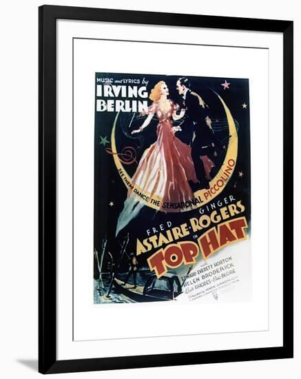 Top Hat - Movie Poster Reproduction-null-Framed Art Print