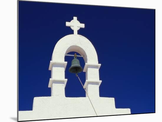 Top of Belltower, Mikonos, Cyclades, Greece-Lee Frost-Mounted Photographic Print