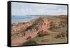 Top of Cliffs and Beach, Gorleston-On-Sea-Alfred Robert Quinton-Framed Stretched Canvas