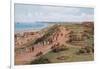 Top of Cliffs and Beach, Gorleston-On-Sea-Alfred Robert Quinton-Framed Giclee Print