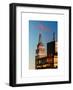 Top of Empire State Building at Blue Nightfall-Philippe Hugonnard-Framed Art Print