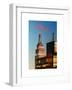 Top of Empire State Building at Blue Nightfall-Philippe Hugonnard-Framed Art Print