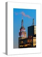 Top of Empire State Building at Nightfall-Philippe Hugonnard-Stretched Canvas