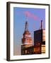 Top of Empire State Building at Pink Nightfall-Philippe Hugonnard-Framed Photographic Print