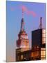 Top of Empire State Building at Pink Nightfall-Philippe Hugonnard-Mounted Photographic Print