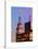 Top of Empire State Building at Pink Nightfall-Philippe Hugonnard-Stretched Canvas