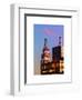 Top of Empire State Building at Pink Nightfall-Philippe Hugonnard-Framed Art Print