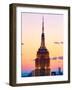 Top of Empire State Building at Pink Sunset, Manhattan, New York, United States-Philippe Hugonnard-Framed Photographic Print