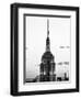 Top of Empire State Building, Manhattan, New York, United States, Black and White Photography-Philippe Hugonnard-Framed Photographic Print