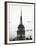 Top of Empire State Building, Manhattan, New York, United States, Black and White Photography-Philippe Hugonnard-Framed Premium Photographic Print