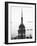 Top of Empire State Building, Manhattan, New York, United States, Black and White Photography-Philippe Hugonnard-Framed Photographic Print