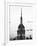 Top of Empire State Building, Manhattan, New York, United States, Black and White Photography-Philippe Hugonnard-Framed Photographic Print