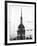 Top of Empire State Building, Manhattan, New York, United States, Black and White Photography-Philippe Hugonnard-Framed Photographic Print