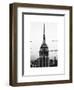 Top of Empire State Building, Manhattan, New York, White Frame, Full Size Photography-Philippe Hugonnard-Framed Art Print