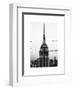 Top of Empire State Building, Manhattan, New York, White Frame, Full Size Photography-Philippe Hugonnard-Framed Art Print