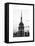 Top of Empire State Building, Manhattan, New York, White Frame, Full Size Photography-Philippe Hugonnard-Framed Stretched Canvas