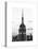 Top of Empire State Building, Manhattan, New York, White Frame, Full Size Photography-Philippe Hugonnard-Stretched Canvas