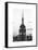 Top of Empire State Building, Manhattan, New York, White Frame, Full Size Photography-Philippe Hugonnard-Framed Stretched Canvas