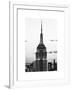 Top of Empire State Building, Manhattan, New York, White Frame, Full Size Photography-Philippe Hugonnard-Framed Art Print